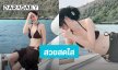 “ณิชา” สลัดลุคสาวหวาน อวดหุ่นในชุดบิกินี่ตัวจิ๋ว สวยสดใสท่ามกลางทะเล