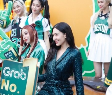 บรรยากาศงาน "วินทุกเกมกินทั่วไทย เฉพาะที่ Grab" นำโดย เบลล่า ราณี, เจมีไนน์ โฟร์ท
