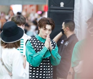 บรรยากาศงาน "วินทุกเกมกินทั่วไทย เฉพาะที่ Grab" นำโดย เบลล่า ราณี, เจมีไนน์ โฟร์ท