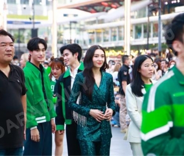 บรรยากาศงาน "วินทุกเกมกินทั่วไทย เฉพาะที่ Grab" นำโดย เบลล่า ราณี, เจมีไนน์ โฟร์ท