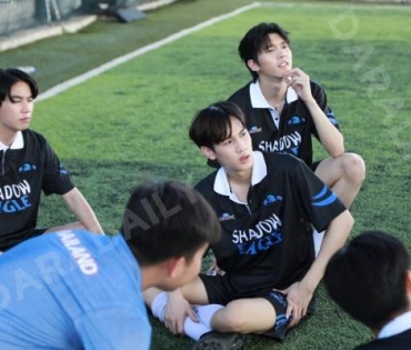 บรรยากาศการซ้อม ฟุตบอล "GMMTV STARLYMPIC 2023"