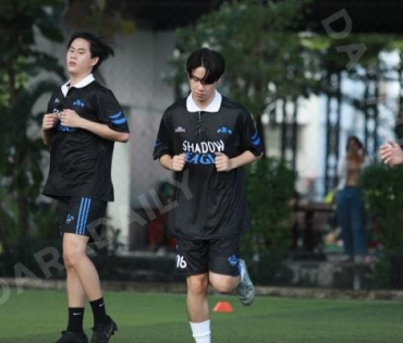 บรรยากาศการซ้อม ฟุตบอล "GMMTV STARLYMPIC 2023"