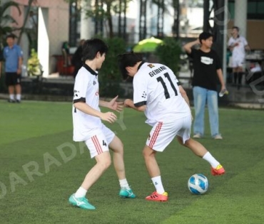 บรรยากาศการซ้อม ฟุตบอล "GMMTV STARLYMPIC 2023"
