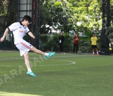 บรรยากาศการซ้อม ฟุตบอล "GMMTV STARLYMPIC 2023"