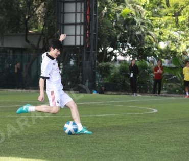บรรยากาศการซ้อม ฟุตบอล "GMMTV STARLYMPIC 2023"