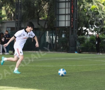 บรรยากาศการซ้อม ฟุตบอล "GMMTV STARLYMPIC 2023"