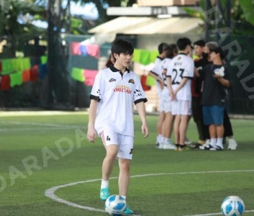 บรรยากาศการซ้อม ฟุตบอล "GMMTV STARLYMPIC 2023"