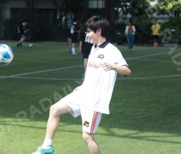 บรรยากาศการซ้อม ฟุตบอล "GMMTV STARLYMPIC 2023"