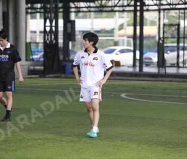 บรรยากาศการซ้อม ฟุตบอล "GMMTV STARLYMPIC 2023"