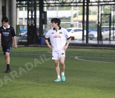 บรรยากาศการซ้อม ฟุตบอล "GMMTV STARLYMPIC 2023"