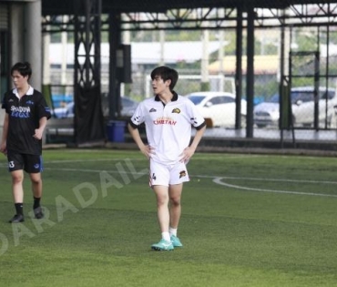 บรรยากาศการซ้อม ฟุตบอล "GMMTV STARLYMPIC 2023"