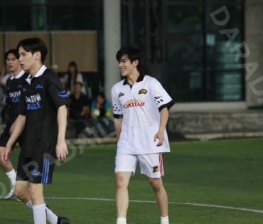 บรรยากาศการซ้อม ฟุตบอล "GMMTV STARLYMPIC 2023"