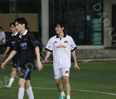 บรรยากาศการซ้อม ฟุตบอล "GMMTV STARLYMPIC 2023"
