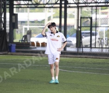 บรรยากาศการซ้อม ฟุตบอล "GMMTV STARLYMPIC 2023"