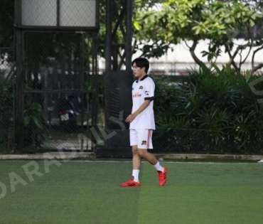 บรรยากาศการซ้อม ฟุตบอล "GMMTV STARLYMPIC 2023"