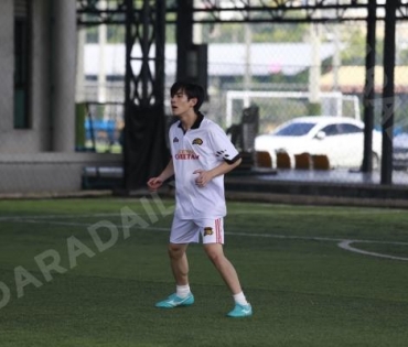 บรรยากาศการซ้อม ฟุตบอล "GMMTV STARLYMPIC 2023"