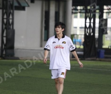 บรรยากาศการซ้อม ฟุตบอล "GMMTV STARLYMPIC 2023"