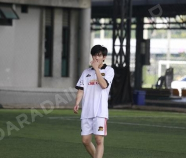บรรยากาศการซ้อม ฟุตบอล "GMMTV STARLYMPIC 2023"