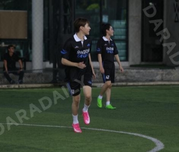 บรรยากาศการซ้อม ฟุตบอล "GMMTV STARLYMPIC 2023"