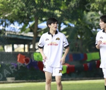 บรรยากาศการซ้อม ฟุตบอล "GMMTV STARLYMPIC 2023"