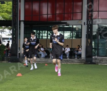 บรรยากาศการซ้อม ฟุตบอล "GMMTV STARLYMPIC 2023"