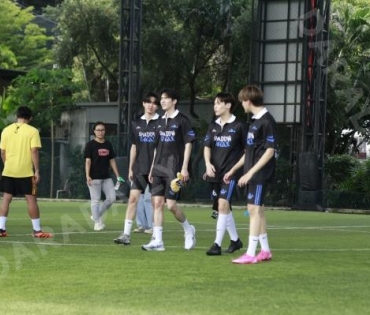 บรรยากาศการซ้อม ฟุตบอล "GMMTV STARLYMPIC 2023"