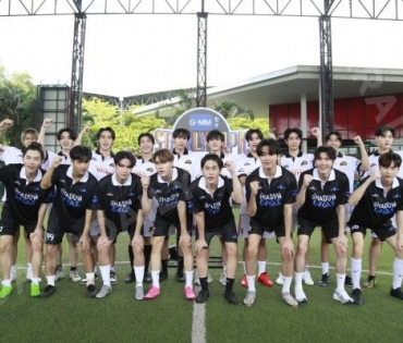 บรรยากาศการซ้อม ฟุตบอล "GMMTV STARLYMPIC 2023"