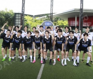 บรรยากาศการซ้อม ฟุตบอล "GMMTV STARLYMPIC 2023"