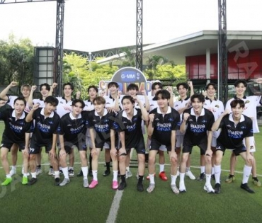 บรรยากาศการซ้อม ฟุตบอล "GMMTV STARLYMPIC 2023"