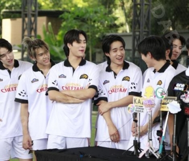 บรรยากาศการซ้อม ฟุตบอล "GMMTV STARLYMPIC 2023"