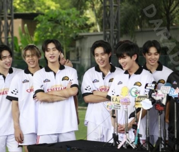 บรรยากาศการซ้อม ฟุตบอล "GMMTV STARLYMPIC 2023"