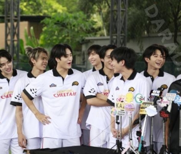 บรรยากาศการซ้อม ฟุตบอล "GMMTV STARLYMPIC 2023"