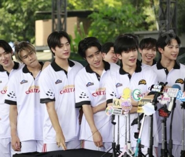 บรรยากาศการซ้อม ฟุตบอล "GMMTV STARLYMPIC 2023"