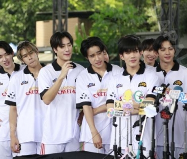 บรรยากาศการซ้อม ฟุตบอล "GMMTV STARLYMPIC 2023"