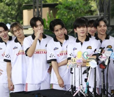 บรรยากาศการซ้อม ฟุตบอล "GMMTV STARLYMPIC 2023"
