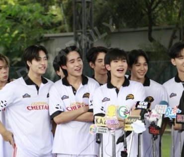 บรรยากาศการซ้อม ฟุตบอล "GMMTV STARLYMPIC 2023"