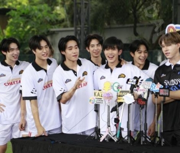 บรรยากาศการซ้อม ฟุตบอล "GMMTV STARLYMPIC 2023"