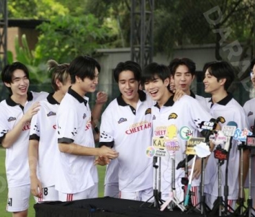 บรรยากาศการซ้อม ฟุตบอล "GMMTV STARLYMPIC 2023"