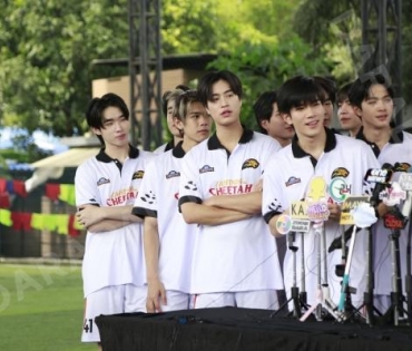 บรรยากาศการซ้อม ฟุตบอล "GMMTV STARLYMPIC 2023"