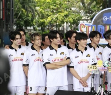 บรรยากาศการซ้อม ฟุตบอล "GMMTV STARLYMPIC 2023"