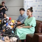 "แพท" ควง "เบนซ์" แถลงข่าวหลังคลอดลูก