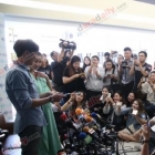"แพท" ควง "เบนซ์" แถลงข่าวหลังคลอดลูก