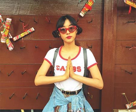 ดารา ทำผม Double Bun แฟชั่น หลุดเทรนด์ นักแสดง ทรงผม นักร้องสาว