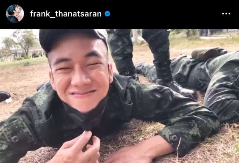 แฟรงค์ ธนัตถ์ศรันย์ ทหาร GMMTV