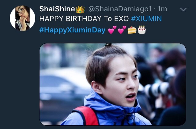 HappyXiuminDay Xiumin EXO