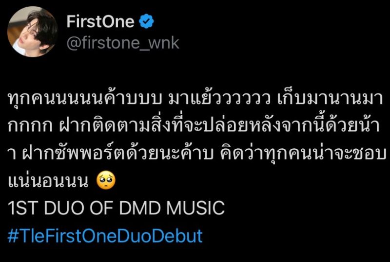เติ้ลเฟิร์สวัน ดูโอ้เดบิวต์