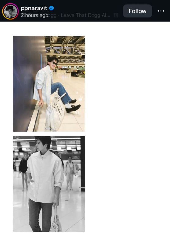 ปอนด์ ณราวิชญ์ Prada แฟชั่นโชว์