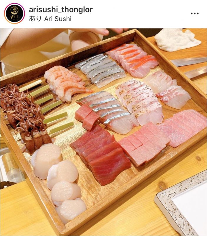 ซูชิ อาหารญี่ปุ่น ดิว อริสรา ธุรกิจดารา
