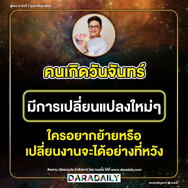 ดูดวง วันเกิด หมอวั้ง โชคลาภ