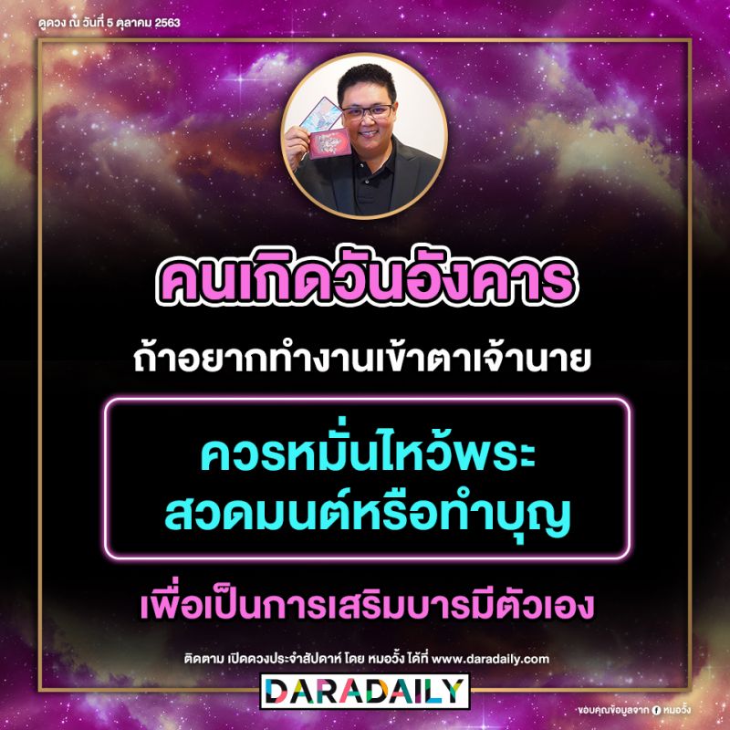 ดูดวง วันเกิด หมอวั้ง โชคลาภ